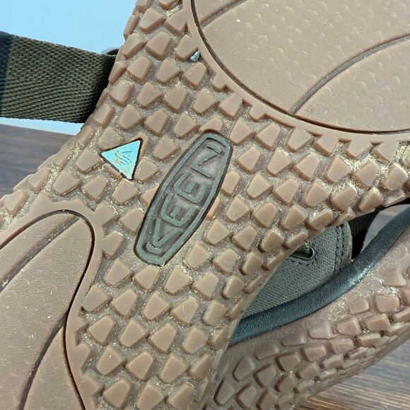 Keen Mens SOLR (Sand. Ocean. Lake. River) army green nylon strap sandal size 10 - Picture 10 of 10